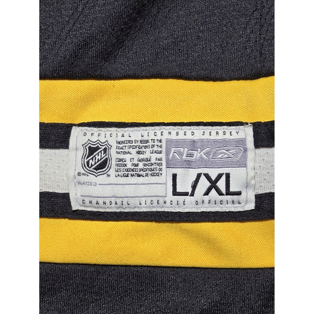 Reebok‎ Boston Bruins Bergeron 37 Youth L/XL Black Hockey Jersey Signed - Picture 2 of 10